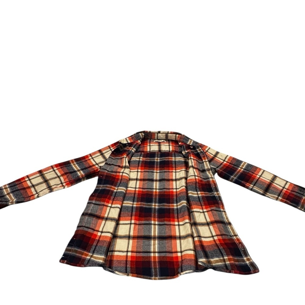 Abercrombie Kids Boy’s Plaid Button Down Flannel Shirt: Size 13/14 - Picture 4 of 12